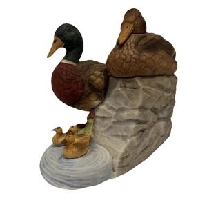 SKi Country 1977 Empty Full Size 4/5 Qt Decanter Lmt Ed Mallard Duck Small Chip